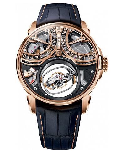 Review Harry Winston Haute Horology Histoire de Tourbillon 9 HCOMTT47RR002 watch replica - Click Image to Close